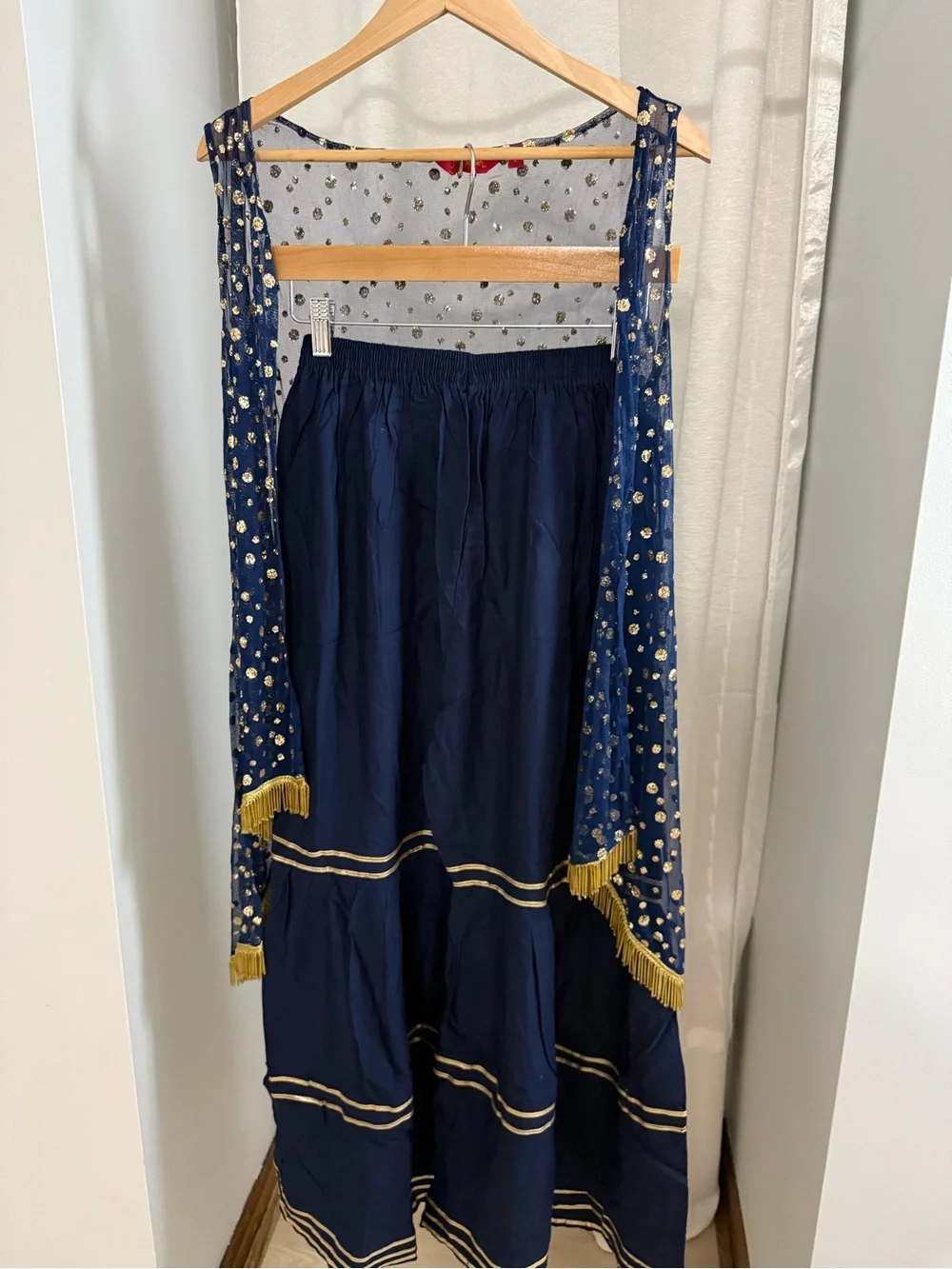 Cocktail Party Navy Indo Western